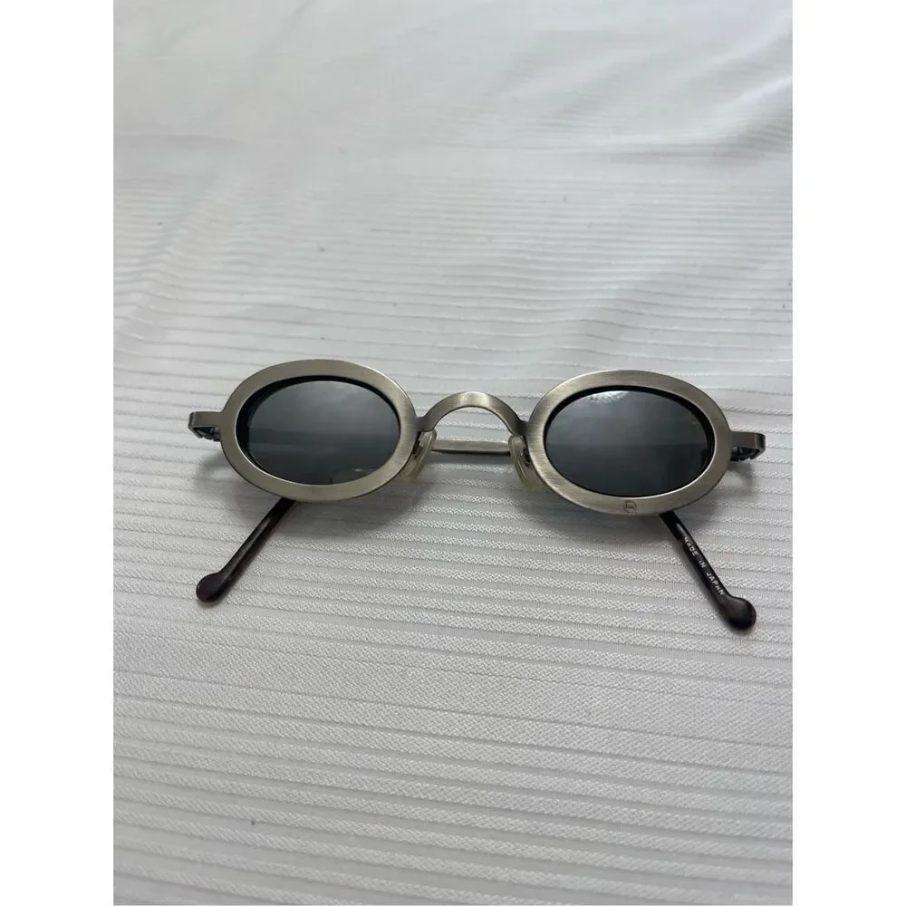 Hiromichi Nakano Oval Vintage Designer Sunglasses HN-307 37 31 140 Rare